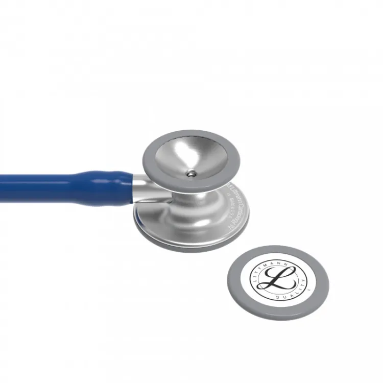 Стетоскоп Littmann Cardiology IV с темно-синей трубкой, длиной 69 см, акустическая головка цвета сталь, 6154