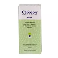 Шампунь от перхоти Себозол, восстанавливает структуру волос, устраняет себорею, отшелушивает, объем 100 мл