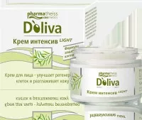 Крем Долива / Doliva, для лица интенсив, повышает упругость кожи и уменьшает глубину морщин, банка 50 мл
