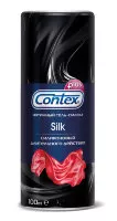 Гель-смазка Contex Plus Silk с силиконом, для увлажнения влагалища и усиления удовольствия, 100мл