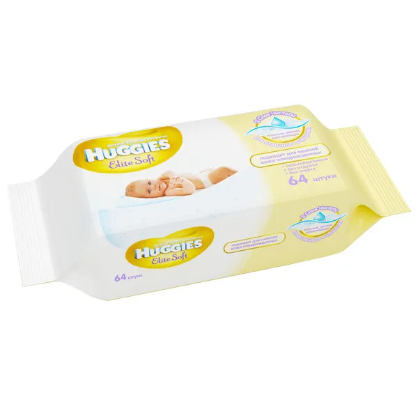 Влажные салфетки Huggies Elite Soft 64шт