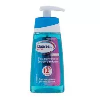 Гель для умывания Клерасил / Clearasil ультра, очищает, уничтожает вредные бактерии, снимает воспаление 150мл