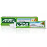 Паста зубная Лесной бальзам, с экстрактом ромашки и маслом облепихи, укрепляет десны, очищает, защищает 75мл