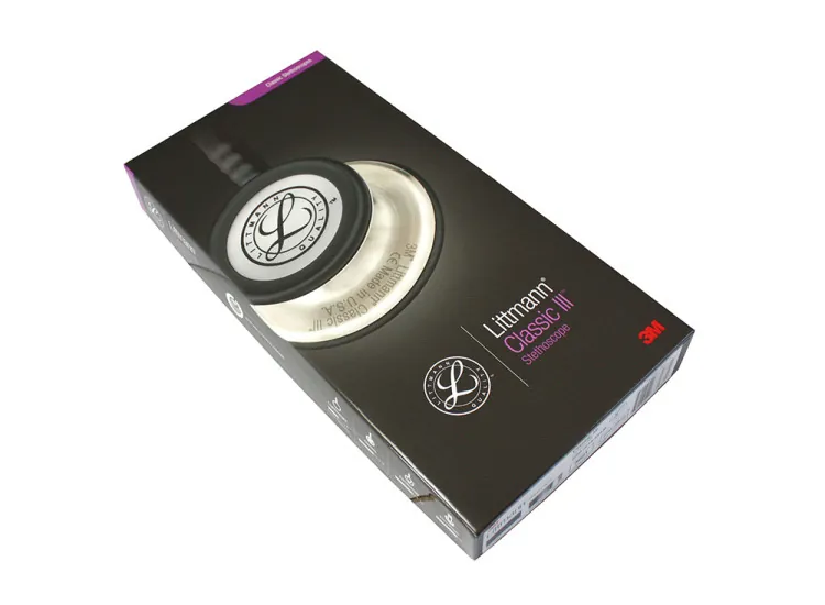 Стетоскоп Littmann Classic III двусторонняя головка с высокой акустической чувствительностью и серой трубкой 69см, 5621