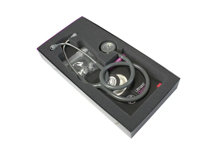 Стетоскоп Littmann Classic III двусторонняя головка с высокой акустической чувствительностью и серой трубкой 69см, 5621