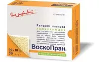 Повязка Воскопран 10х10см с Метилурациловой 10% мазью для заживления ран