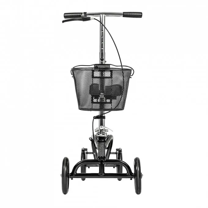 Роллятор Ortonica XR 201 коленный складной с полиуретановыми колесами, регулируемой высотой и ручным тормозом