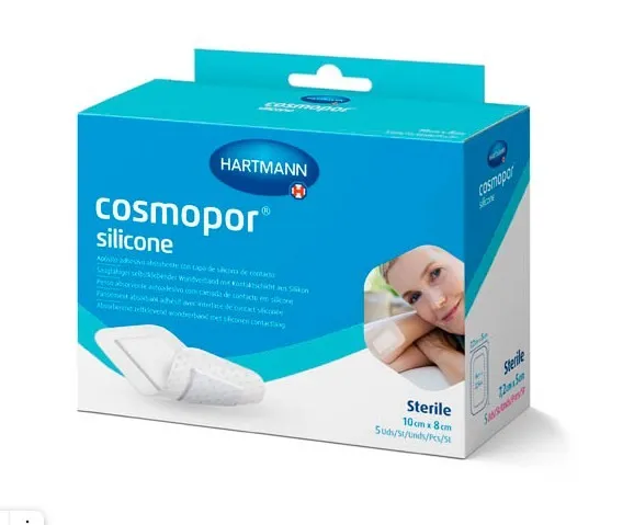 Cosmopor® silicone/ Кocмoпop силикон, 10х8см, 5 шт.