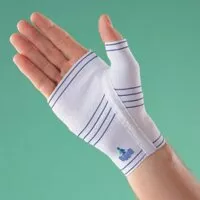 Бандаж лучезапястный OPPO Medical с резиновыми вставками легкой фиксации с поддержкой большого пальца, 2084