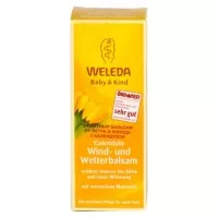 Бальзам для лица и рук Weleda / Веледа с календулой, для детей от ветра и холода, защитный, питательный 30мл