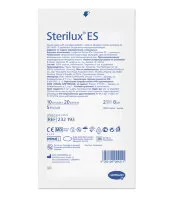 Салфетки марлевые Sterilux ES  (Стерилюкс ЕС) стерильные для ран, 21 нитей на см2, сложены в 8 слоев, 10х20см, 232193