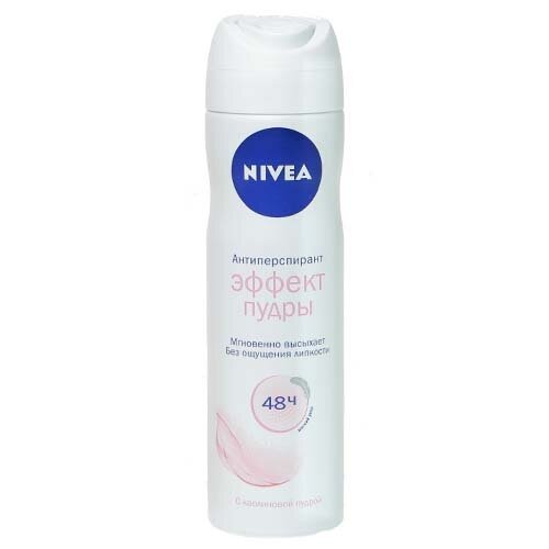 Спрей дезодорант - антиперспирант Нивея / Nivea эффект пудры, мгновенно ...