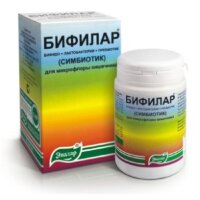 Симбиотик Бифилар для восстановления микрофлоры кишечника, улучшения пищеварения, 0.5г, 30шт