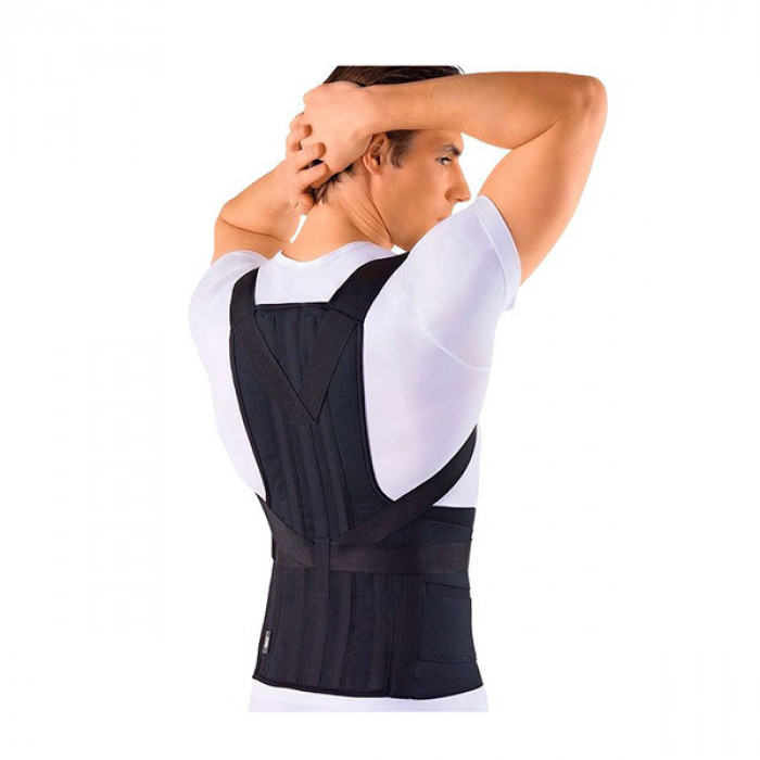 Корсет грудопоясничный крестцовый Orto, с 4-мя ребрами жесткости, универсальный, OPT КГК-110
