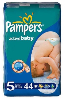 Подгузники Pampers Active Baby Junior (11-18 кг) 44шт