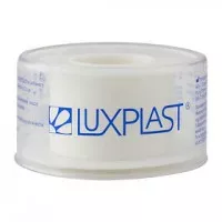 Лейкопластырь медицинский LUXPLAST на нетканой основе, белый, в катушке 