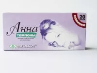 Анна тампоны средний размер 20шт новинка