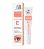Крем - антиоксидант для нежной кожи вокруг глаз Librederm Витамин Е, замедляет процессы старения кожи, увлажнение, 20мл