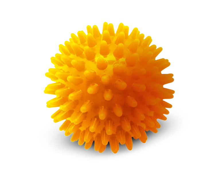 Комплект массажных мячей Kinerapy Massage Ball три штуки диаметром 6см разной жесткости, RH106
