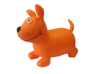 Тренажёр-игрушка Kinerapy Orange Dog (Кинерапи Рыжий Пёс) детская надувная для гимнастики в 3-5лет, 60х26х47см, RК700