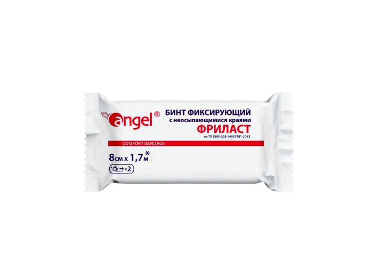 Бинт Фриласт Angel для фиксации повязок, эластичный, длина 1.7м