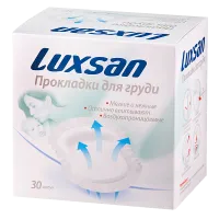 Прокладки для груди Luxsan (Люксан) в бюстгальтер анатомические, 30шт