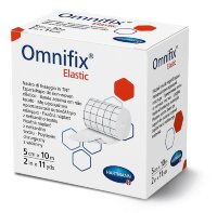 Пластырь Omnifix elastic (Омнификс эластик) для сплошной фиксации раневых повязок из нетканого материала, белый, 5см х 10м, 900602
