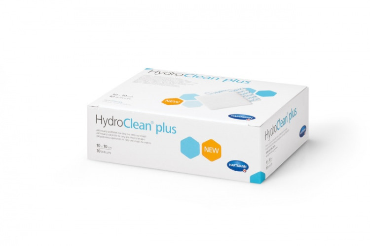 Повязка HydroClean plus cavity (Гидроклин плюс кавити)  двусторонняя с раствором Рингера и антисептиком круглая 4см, 10шт, 609622