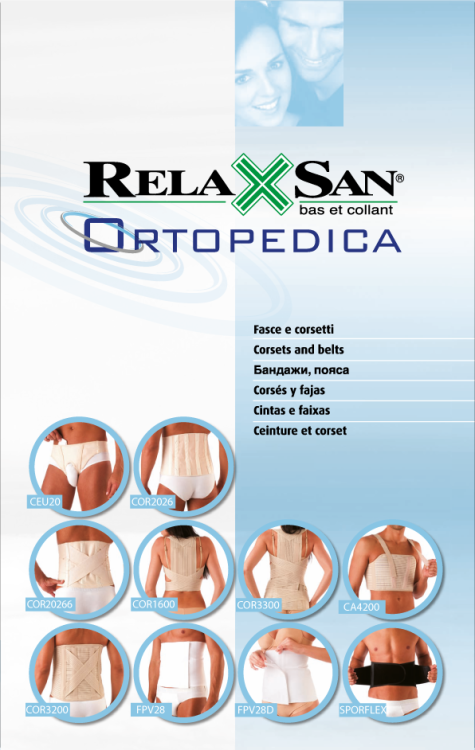 Корректор осанки Relaxsan Ortopedica укрепленный поясом и 4-мя ребрами жесткости, COR3300