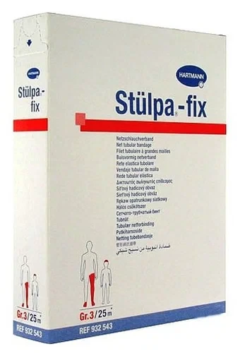 Бинт STÜLPA Fix (Штюльпа фикс) №3 сетчатый, трубчатый, 25 м, 932543