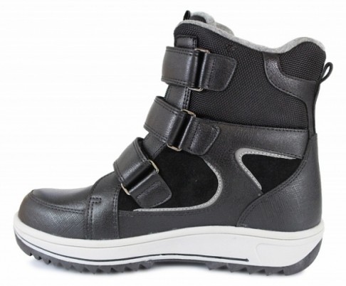 Ботинки для мальчиков Сурсил-Орто зимние стабилизирующие со съемной стелькой и жестким задником, цвет черный, A45-136