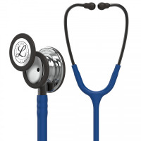 Стетоскоп Littmann Classic III,  одноканальная трубка цвет темно-синий, двусторонняя головка цвет зеркальный , 69см, 5863