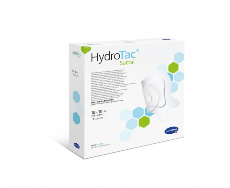 Губчатые повязки HydroTac (Гидротак) круглые с гидрогелевым покрытием для хронических ран, диаметр 6см, 3шт, 685848