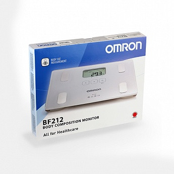 Весы жироанализатор Omron BF-212 разделяет уровень жира и индекс массы тела, до 150кг  