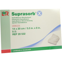 Повязка Suprasorb X (Супрасорб Х) регулирует гидробаланс неинфицированных ран и заживляет, 14х20см, 20532