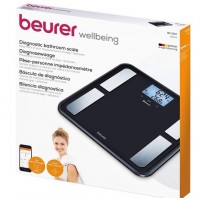 Весы бытовые Beurer BF850 черные обеспечивают обзор параметров тела с подключением к смартфону и мобильным приложением