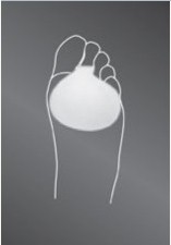 Подкладка для переднего отдела стопы Protect forefoot cushion Medi при деформации плюснефаланговых суставов, K647