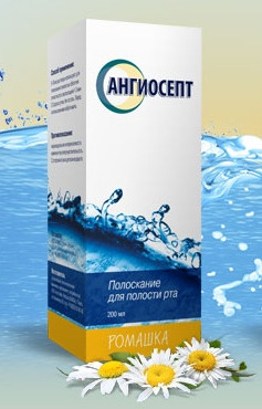 Ополаскиватель для полости рта Ангиосепт с ромашкой, 200мл