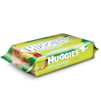 Салфетки влажные Huggies Ultra Comfort с алоэ 64шт в уп.