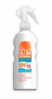 SUN POWER Спрей для загара SPF 15, водостойкий 200мл