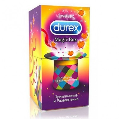 Презервативы набор Контекс magic box приключение и разв, для надежной защиты, стимуляции и удовольствия, 18шт