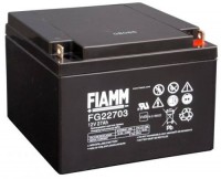 Аккумулятор Armed Fiamm свинцово -кислотный, не требует обслуживания, размер 166 х 175 х 125, вес 8.5 кг, FG 22703