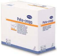 Бинт Peha-crepp (Пеха-крепп) для фиксации повязок всех типов, белый, 8см х 4м, в упаковке 100шт, 303162
