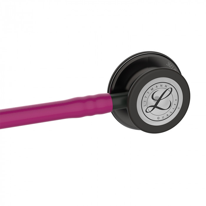 Стетоскоп Littmann Classic III для физикального обследования с двусторонней настраиваемой диафрагмой, трубка малиновая, длина 69см, 5871