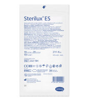 Салфетки марлевые Sterilux ES (Стерилюкс ЕС) стерильные медицинские, 10х20см, 8 слоев, 21 нитей, 232194