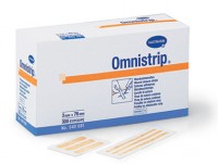 Полоски пластырные Омнистрип (Omnistrip) гипоаллергенные стерильные размером 3х76мм, 540681
