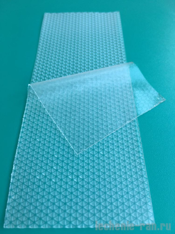 Пластырь силиконовый WinnerPlast (Виннер Пласт) для ухода за рубцами, прозрачный, 3х55см