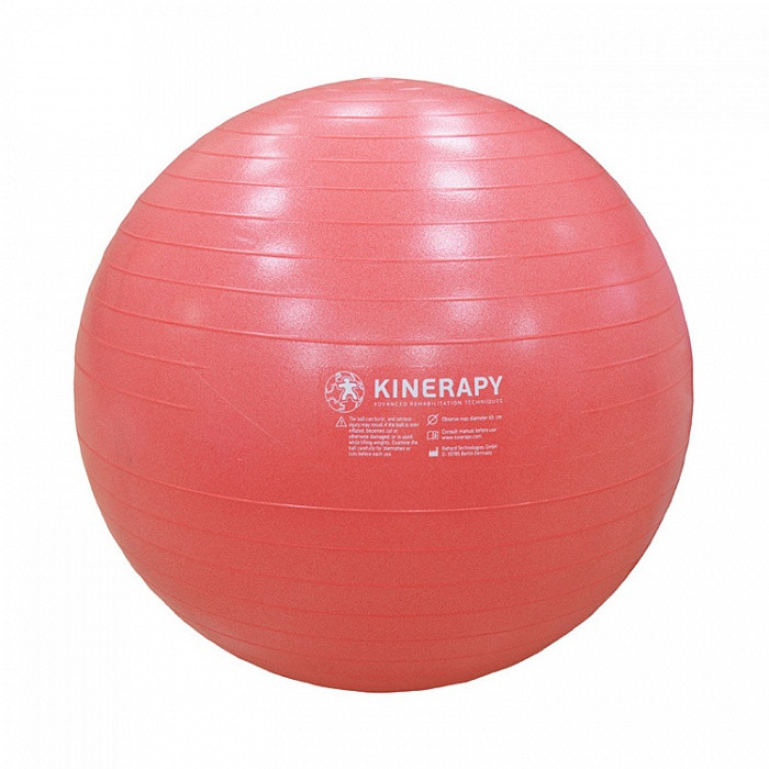 Мяч гимнастический Kinerapy Gymnastic Ball фитбол с ребристой поверхностью для фитнеса, диаметр 65см, RB265
