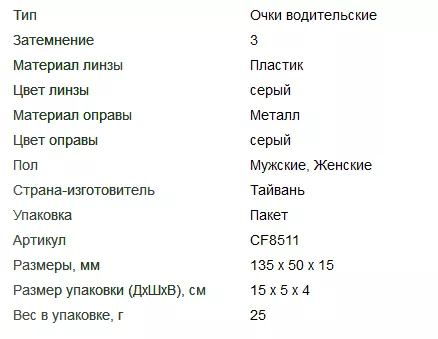 Очки Cafa France CF8511