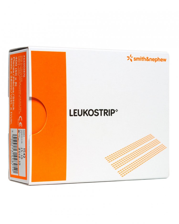 Повязка пластырная Leukostrip (Лейкострип) гипоаллергенная для закрытия ...
